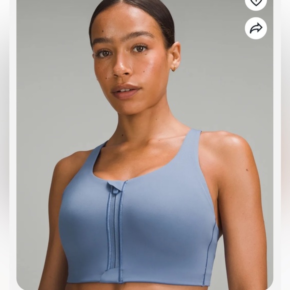 lululemon EnergyBra High-Support Zip-Front /OASB